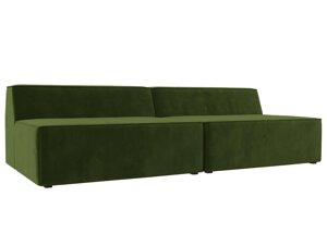 Прямой модульный диван Монс | Зеленый