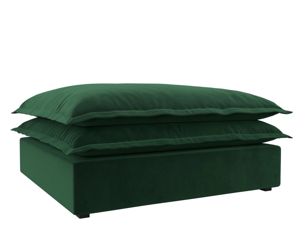 Пуф Лига-040, велюр, зеленый от компании M-Lion мебель - фото 1