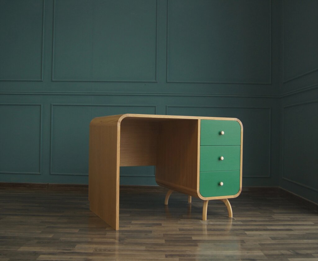 Рабочий стол "Ellipse" с одной тумбой от компании M-Lion мебель - фото 1
