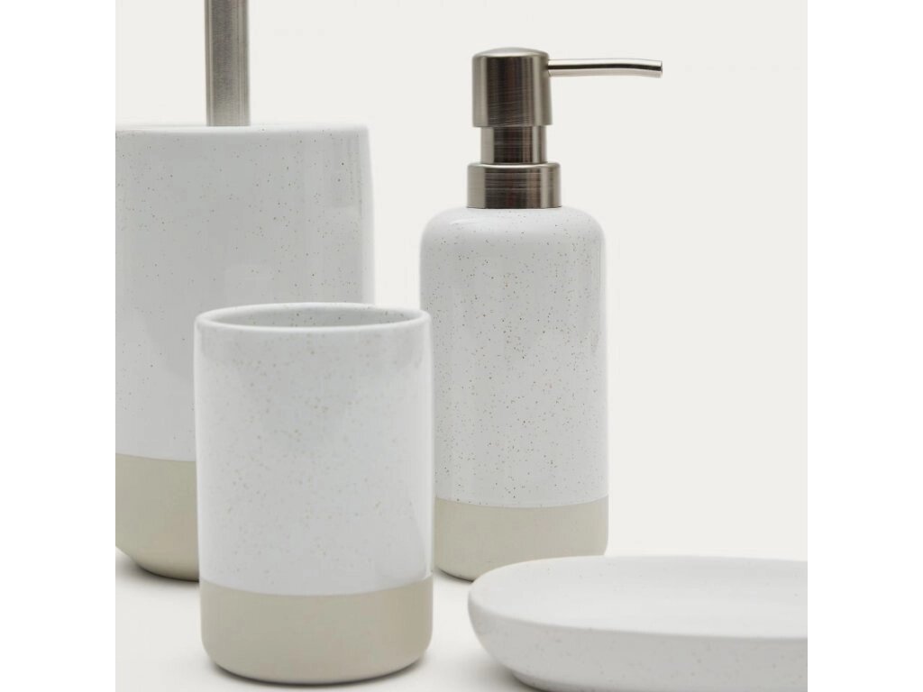 Selis белая керамическая мыльница от компании M-Lion мебель - фото 1