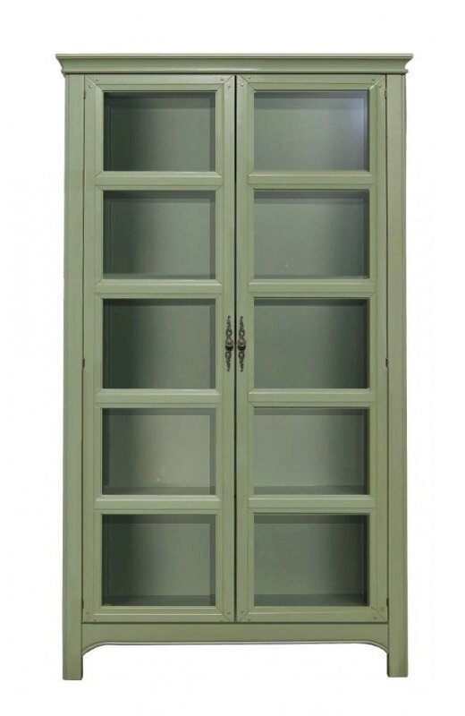 Шкаф со стеклянными дверками "Olivia" от компании M-Lion мебель - фото 1