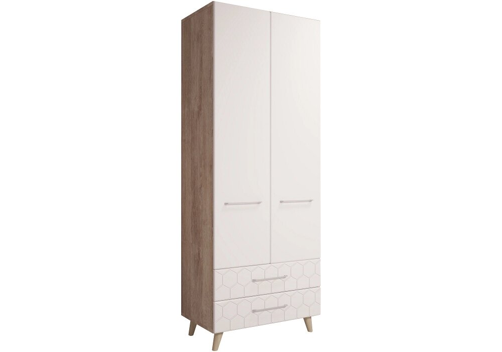 Шкафы Мариус М-01 дуб баррик - белый матовый от компании M-Lion мебель - фото 1