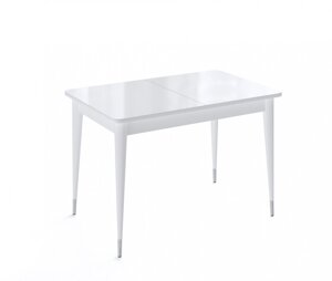 Стол KENNER K1100, белый-стекло белое глянец