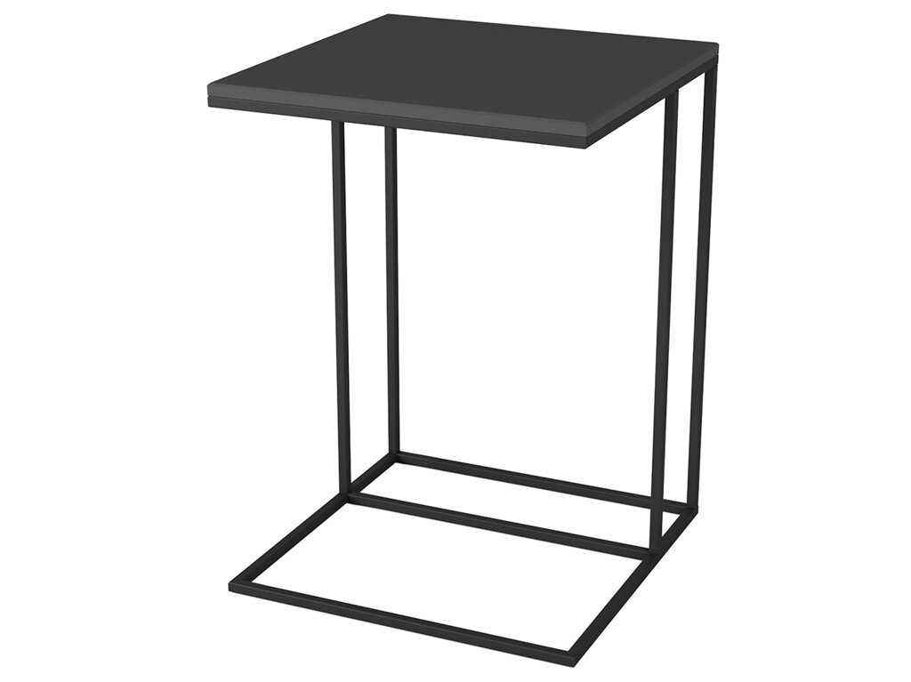 Стол придиванный Хайгрет графит | черный от компании M-Lion мебель - фото 1