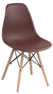 Стул деревянный Eames PC-015 brown