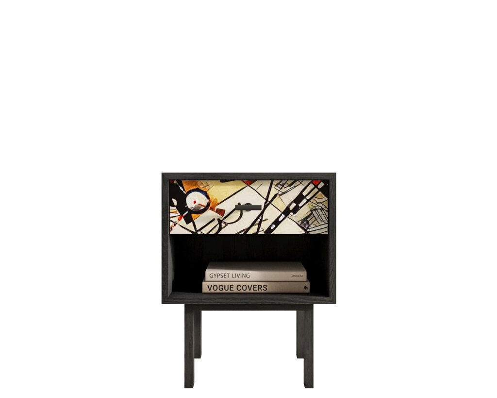 Тумбочка с верхним ящиком "Emerson" by Kandinsky арт EM11-Print_01 от компании M-Lion мебель - фото 1