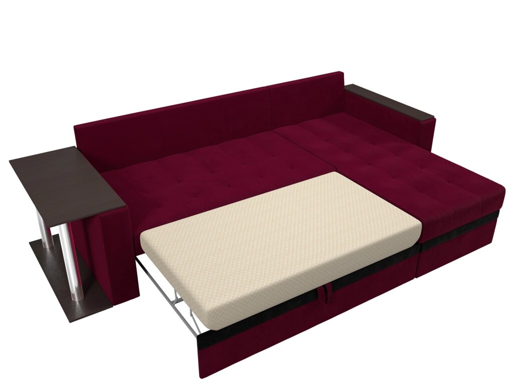 Угловой диван Атланта М | Красный от компании M-Lion мебель - фото 1
