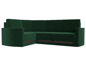 Угловой диван Белла левый угол | Зеленый