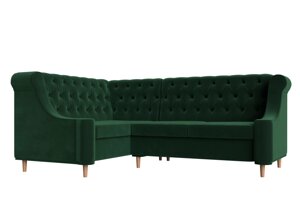 Угловой диван Бронкс левый угол | Зеленый