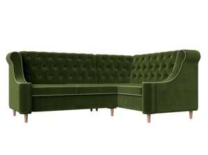 Угловой диван Бронкс | Зеленый