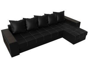 Угловой диван Дубай | Черный