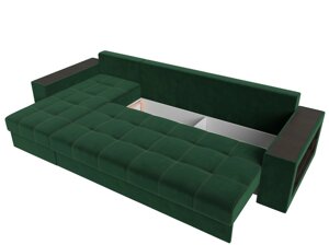Угловой диван Дубай левый угол | Зеленый