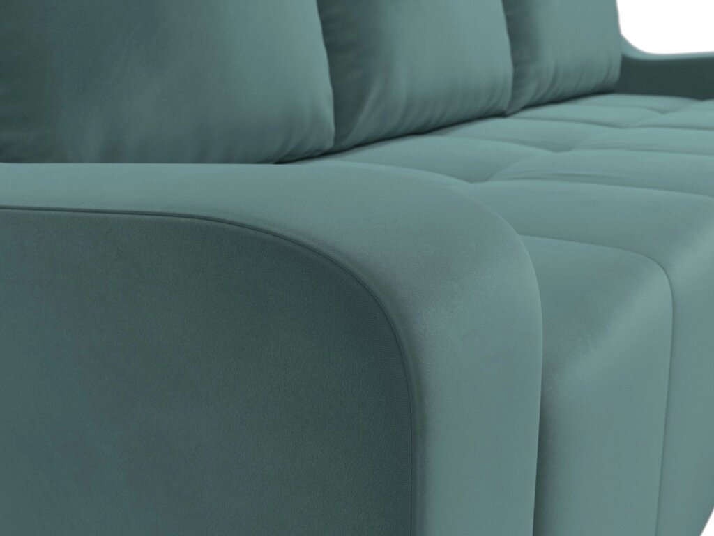 Угловой диван Элида | бирюзовый от компании M-Lion мебель - фото 1
