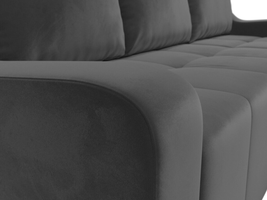 Угловой диван Элида | Серый от компании M-Lion мебель - фото 1