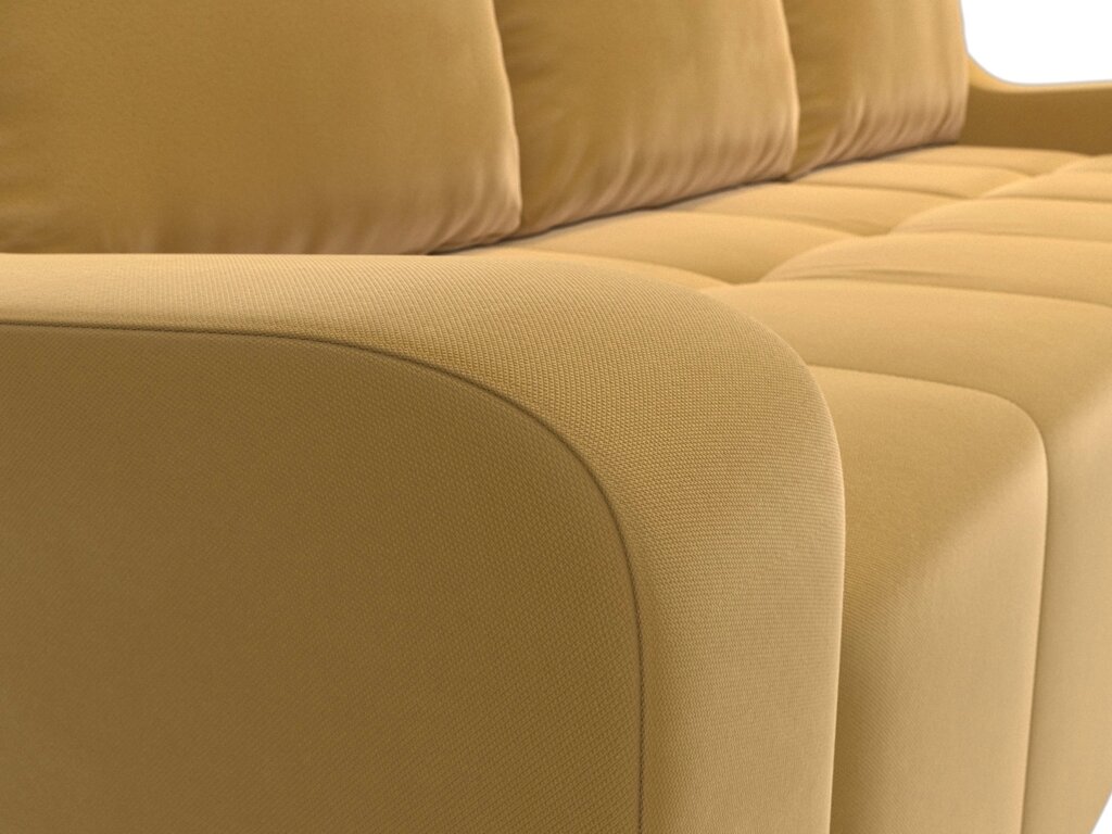Угловой диван Элида | Желтый от компании M-Lion мебель - фото 1