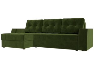 Угловой диван Эмир БС левый угол | Зеленый