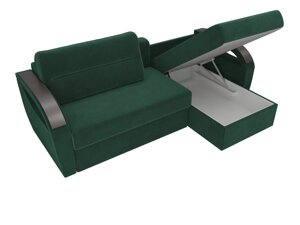 Угловой диван Форсайт | Зеленый