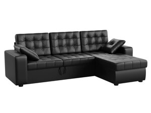 Угловой диван Камелот | Черный