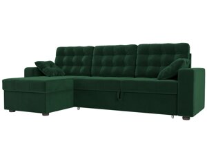 Угловой диван Камелот левый угол | Зеленый