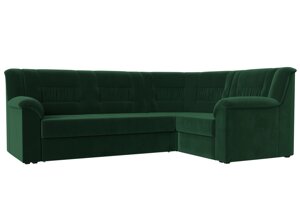 Угловой диван Карелия правый угол | Зеленый