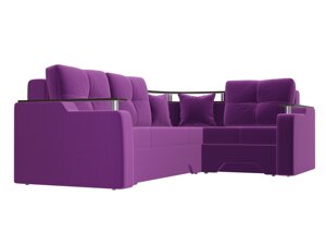 Угловой диван Комфорт | Фиолетовый
