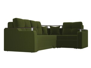 Угловой диван Комфорт | Зеленый