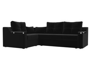 Угловой диван Кронос левый угол | Черный