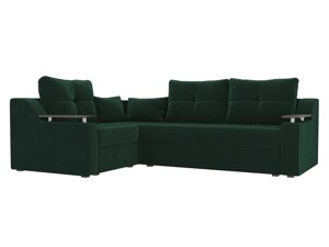 Угловой диван Кронос левый угол | Зеленый