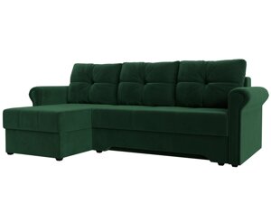 Угловой диван Леон левый угол | Зеленый
