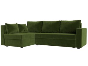Угловой диван Мансберг левый угол | Зеленый