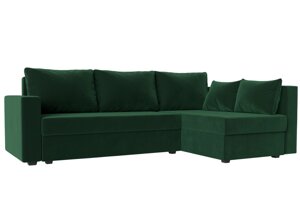 Угловой диван Мансберг правый угол | Зеленый