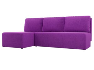 Угловой диван Поло левый угол | Фиолетовый