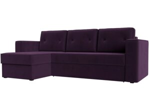 Угловой диван Принстон левый угол | Фиолетовый
