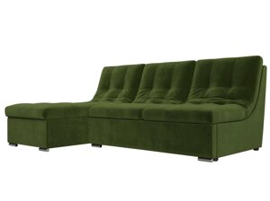Угловой диван Релакс угол левый | Зеленый