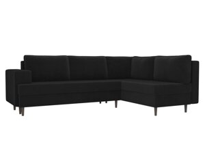 Угловой диван Сильвана | Черный