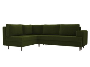 Угловой диван Сильвана левый угол | Зеленый