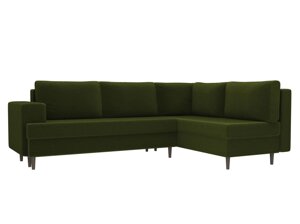 Угловой диван Сильвана | Зеленый