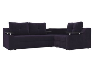 Угловой диван Тесей | Фиолетовый