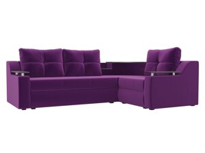 Угловой диван Тесей | Фиолетовый