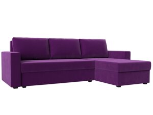 Угловой диван Траумберг Лайт правый угол | Фиолетовый