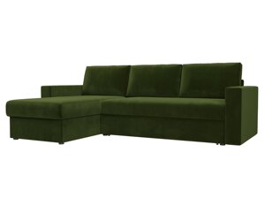 Угловой диван Траумберг левый угол | Зеленый