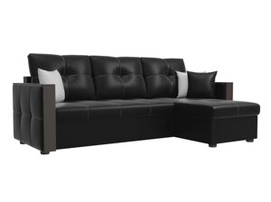 Угловой диван Валенсия | Черный