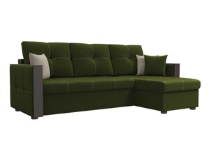 Угловой диван Валенсия | Зеленый