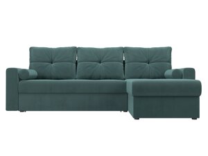 Угловой диван Верона | бирюзовый