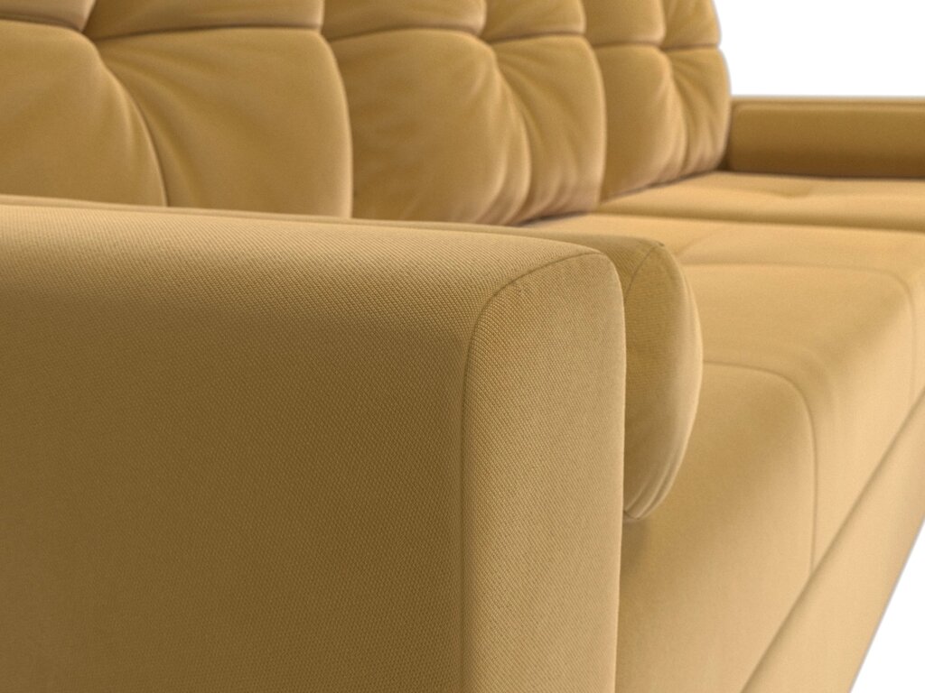 Угловой диван Верона | Желтый от компании M-Lion мебель - фото 1