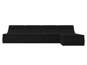 Угловой модульный диван Холидей | Черный