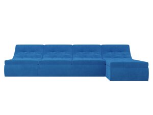Угловой модульный диван Холидей | Голубой