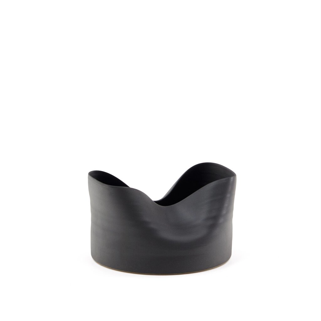 Ваза керамическая Sibel серая 26 см от компании M-Lion мебель - фото 1