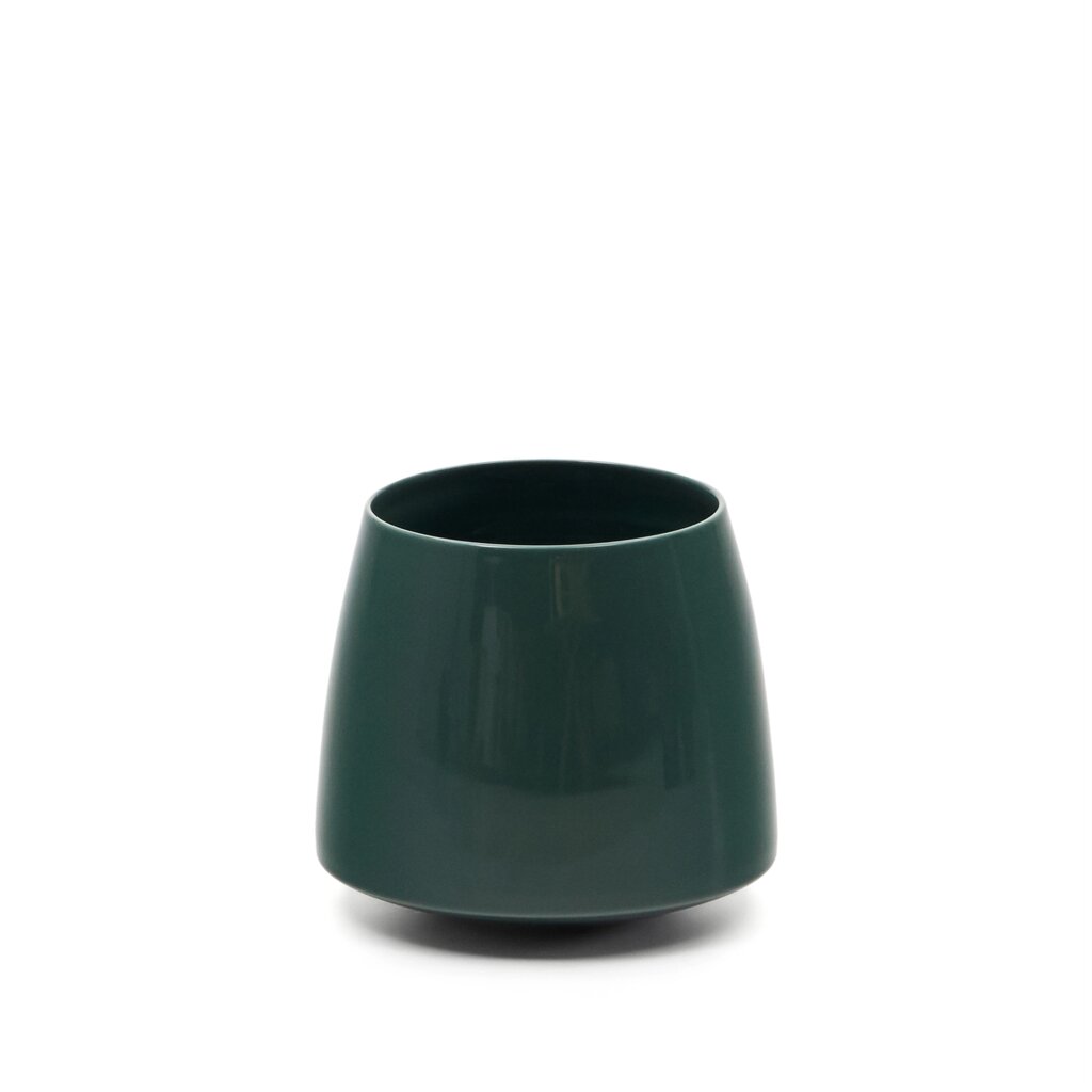 Зеленая керамическая ваза Sibla, 16 см от компании M-Lion мебель - фото 1