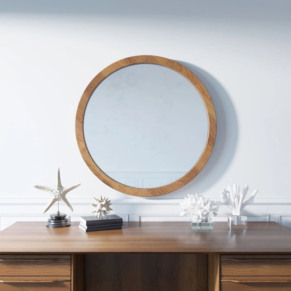 Зеркало "Bruni" круглое от компании M-Lion мебель - фото 1